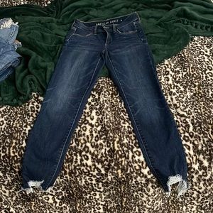 Dark wash, American Eagle jeans